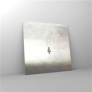 Quadro em vidro - A criança em nós - 30x30 cm