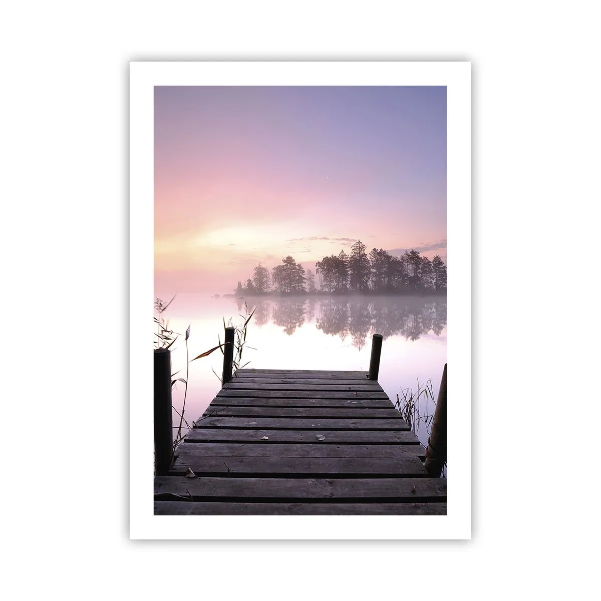 Pôster - Da névoa lilás... - 50x70 cm