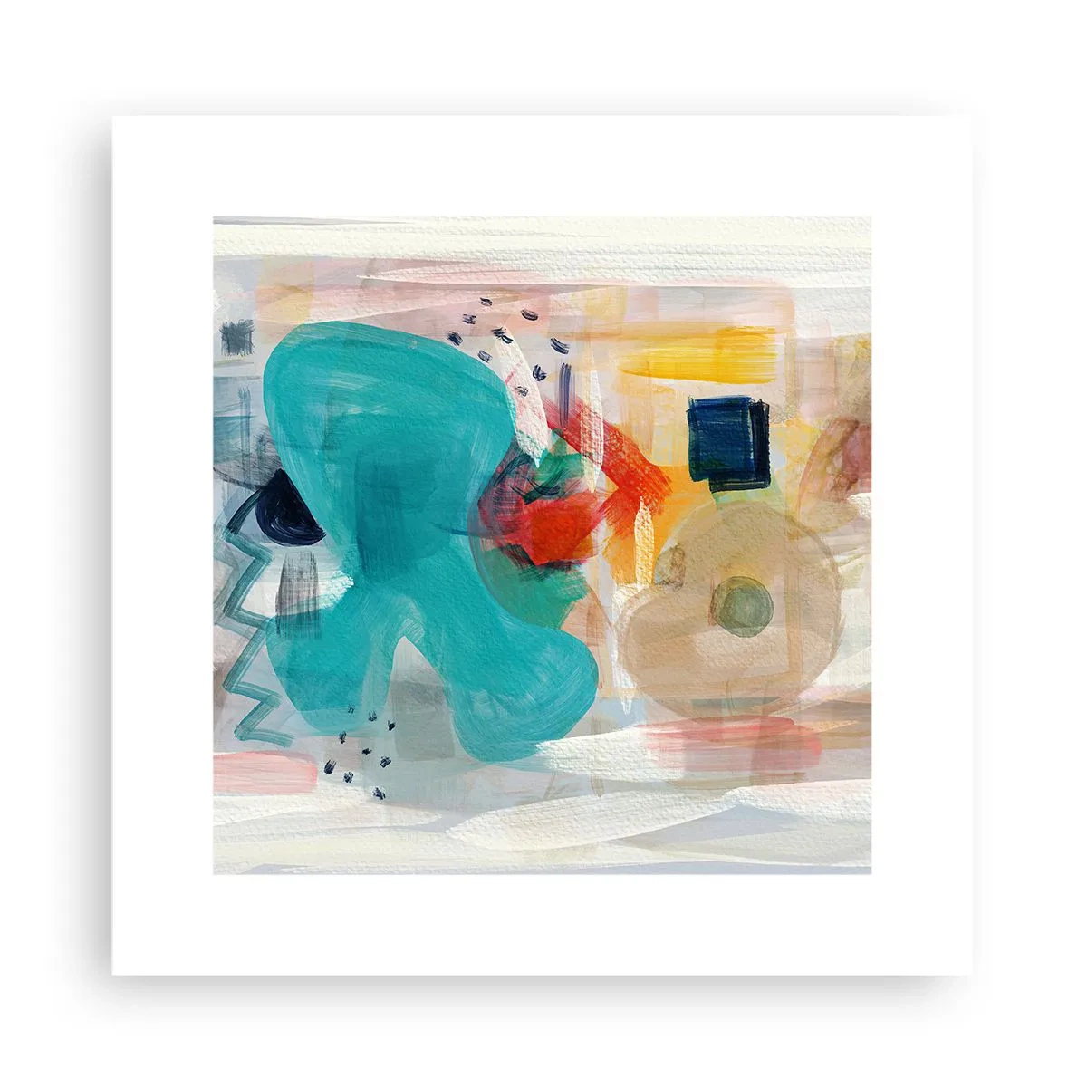 Pôster - Jogo colorido - 30x30 cm