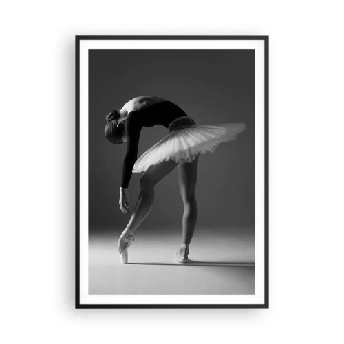 Pôster com moldura preta - Bella balerina - 70x100 cm