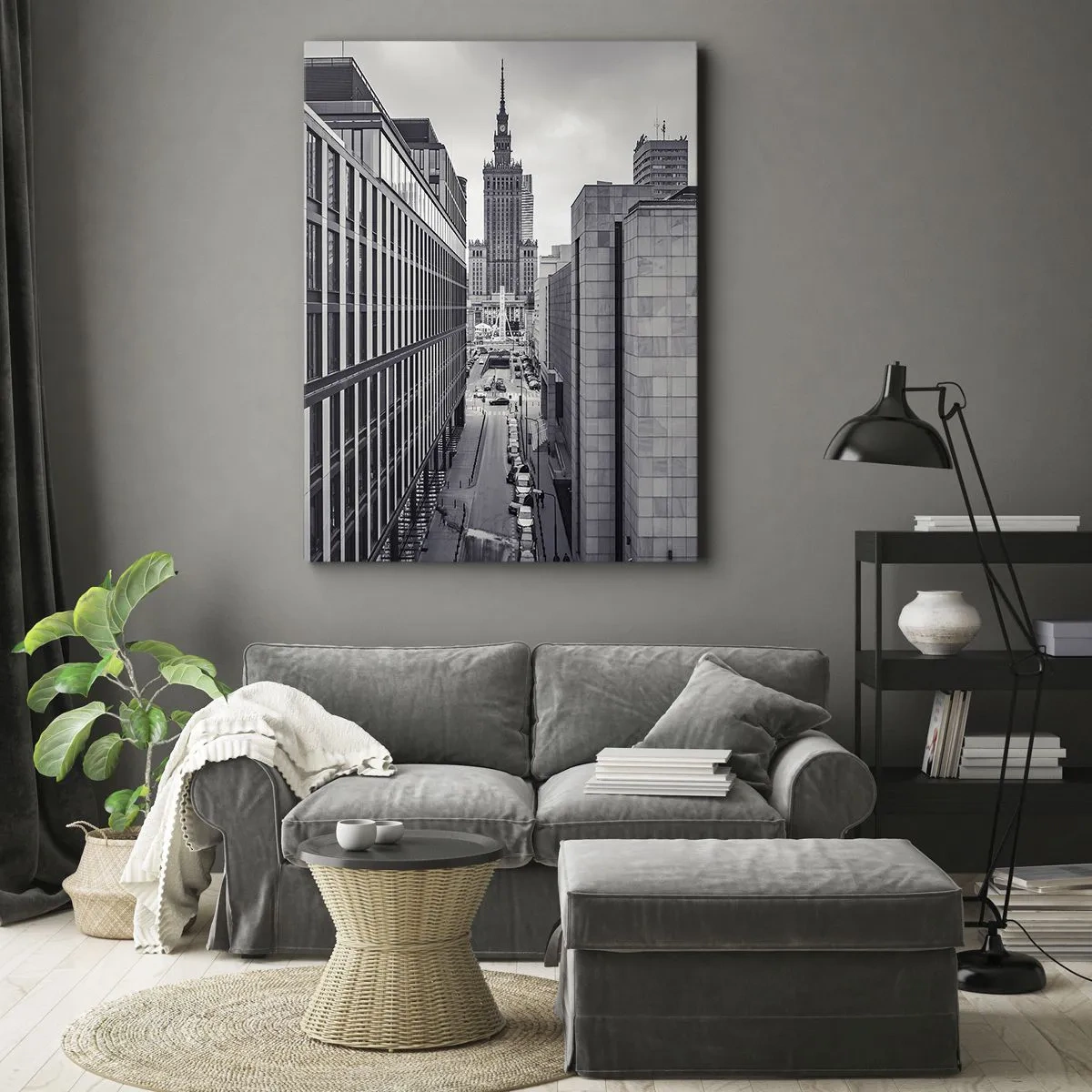 Quadro em tela - Vale de Varsóvia - 55x100 cm