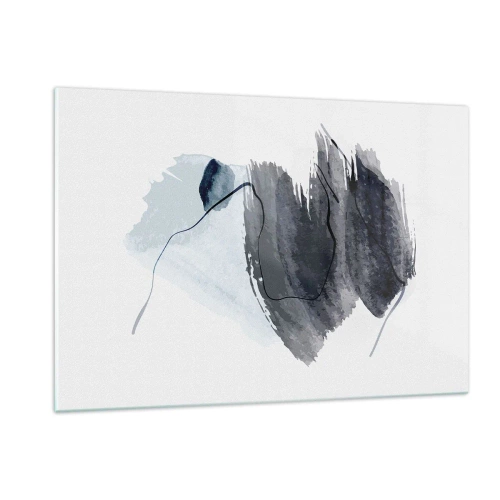 Quadro em vidro - Intensidade e movimento - 120x80 cm