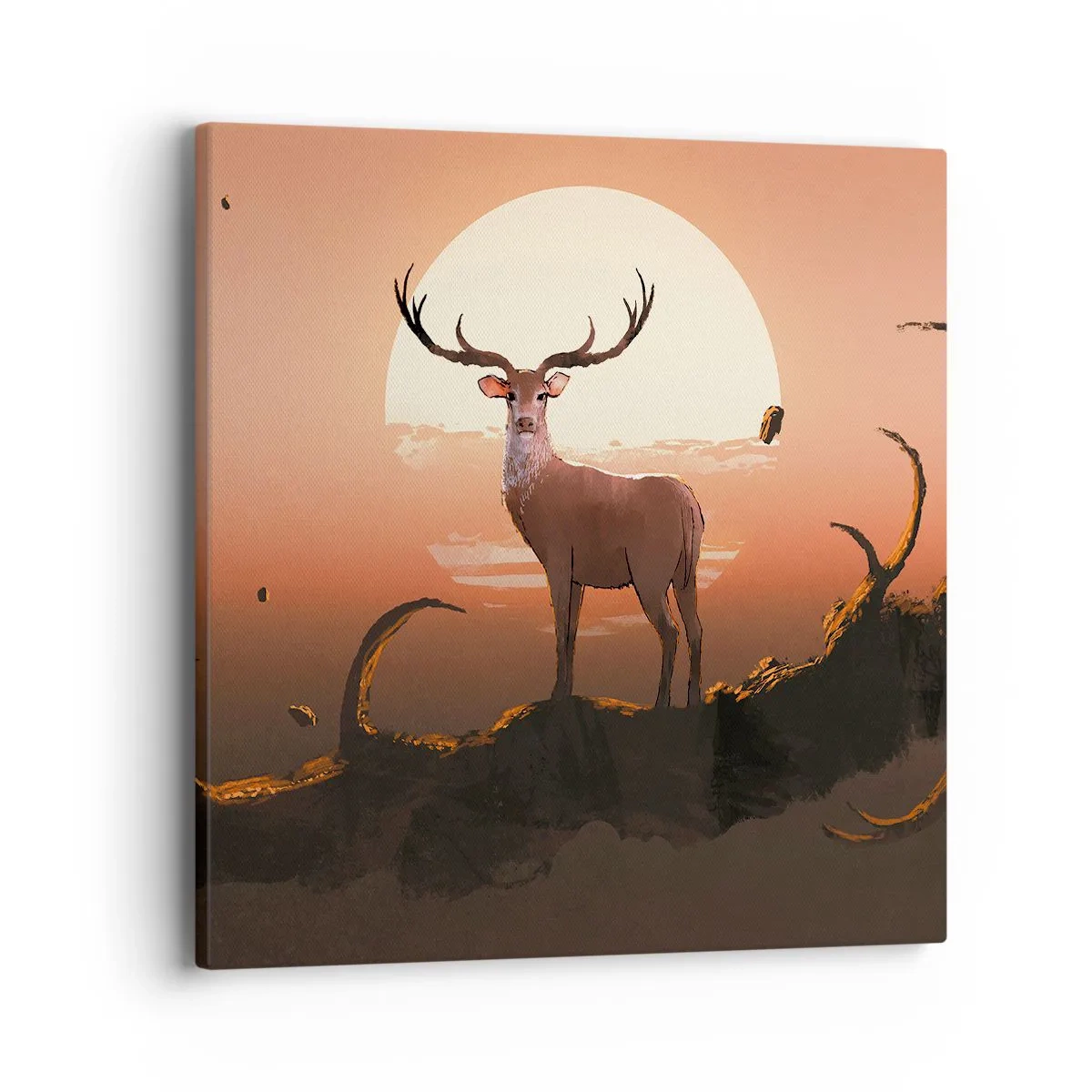 Quadro em tela - Esta noite é diferente de qualquer outra - 40x40 cm