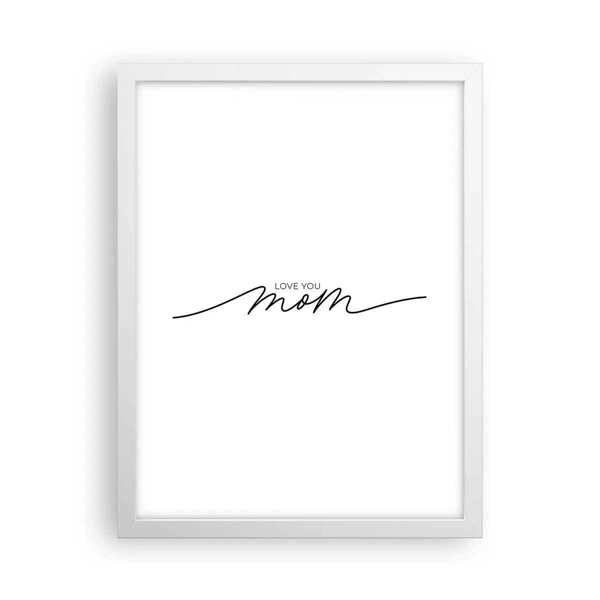 Pôster em moldura branca - Uma grande emoção - 30x40 cm