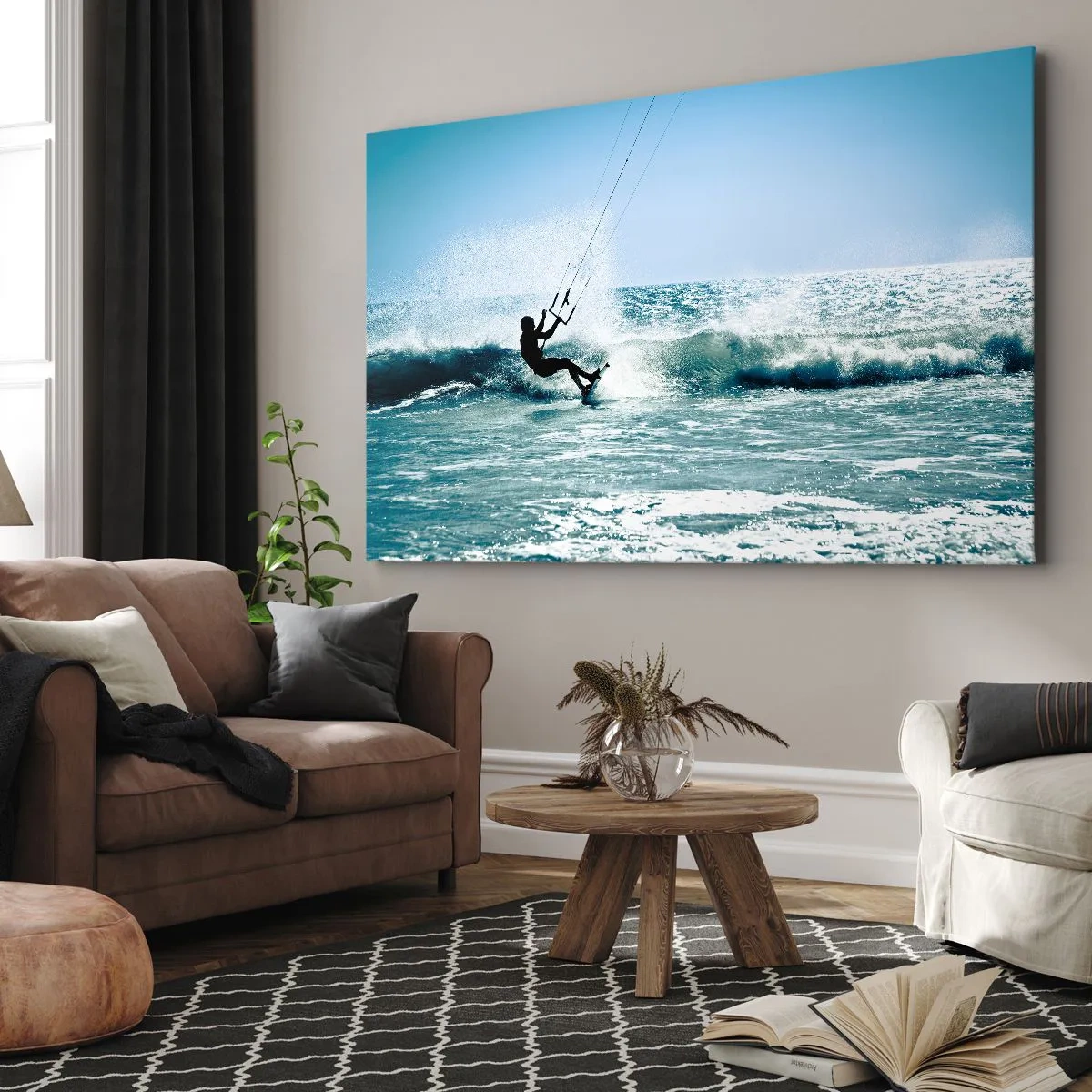 Quadro em tela - Deixe-se levar - 120x80 cm