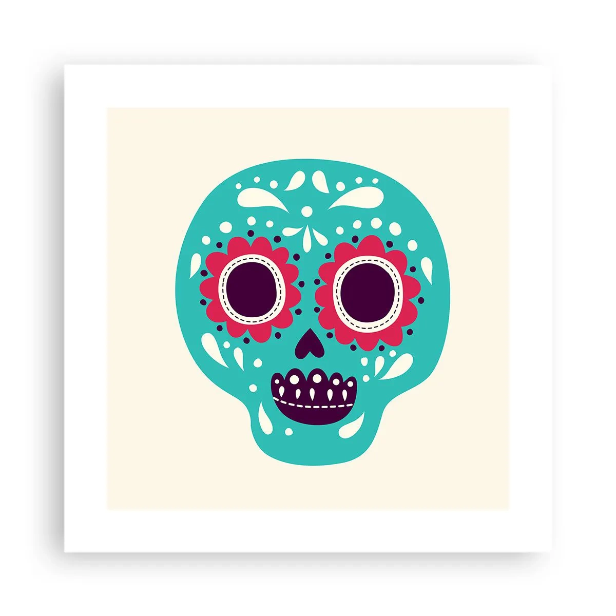 Pôster - Vida – diversão até a morte - 40x40 cm