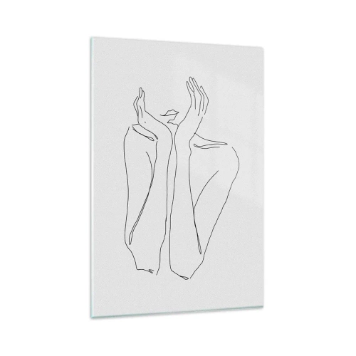 Quadro em vidro - Com o que sonham as meninas  - 80x120 cm