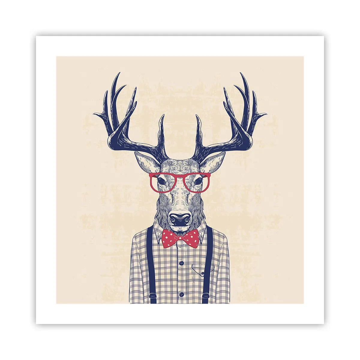 Pôster - Extravagância engraçada - 50x50 cm