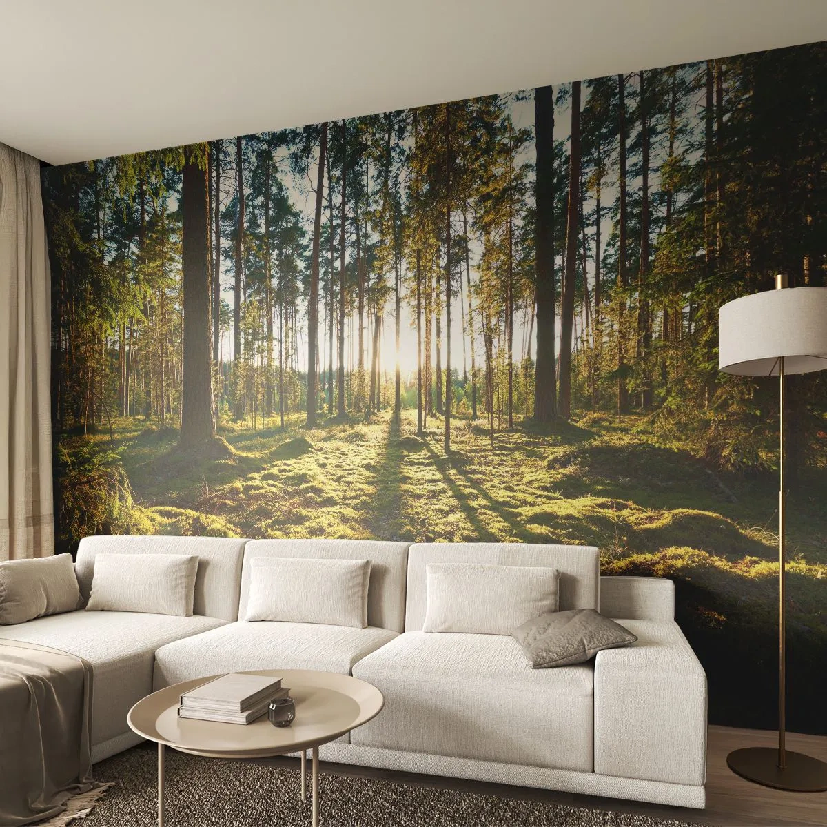 Papel de Parede Standard Eco - ...Além das sete florestas - Paisagem, Floresta, Natureza - 250x175 cm