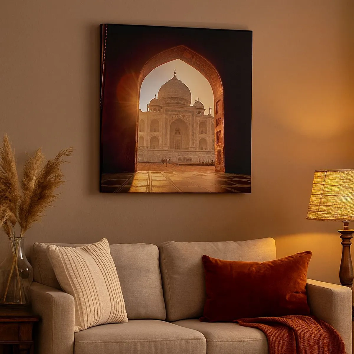 Quadro em tela - Monumento ao amor sobrenatural - 30x30 cm