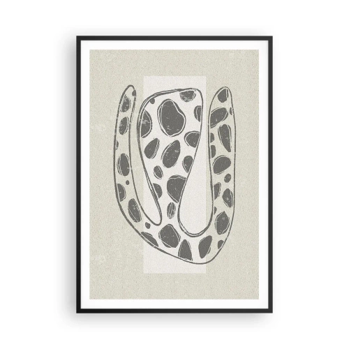 Pôster com moldura preta - Uma criatura estranha - 70x100 cm