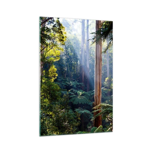 Quadro em vidro - Um conto de fadas da floresta - 70x100 cm