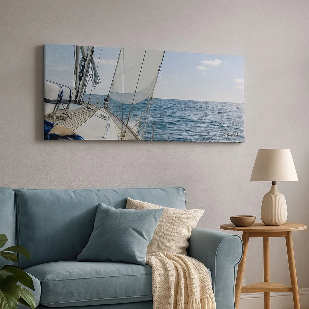 Quadro em tela - Ahoy, aventura - 100x40 cm