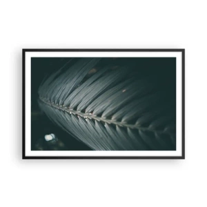 Pôster com moldura preta - A precisão da natureza - 91x61 cm