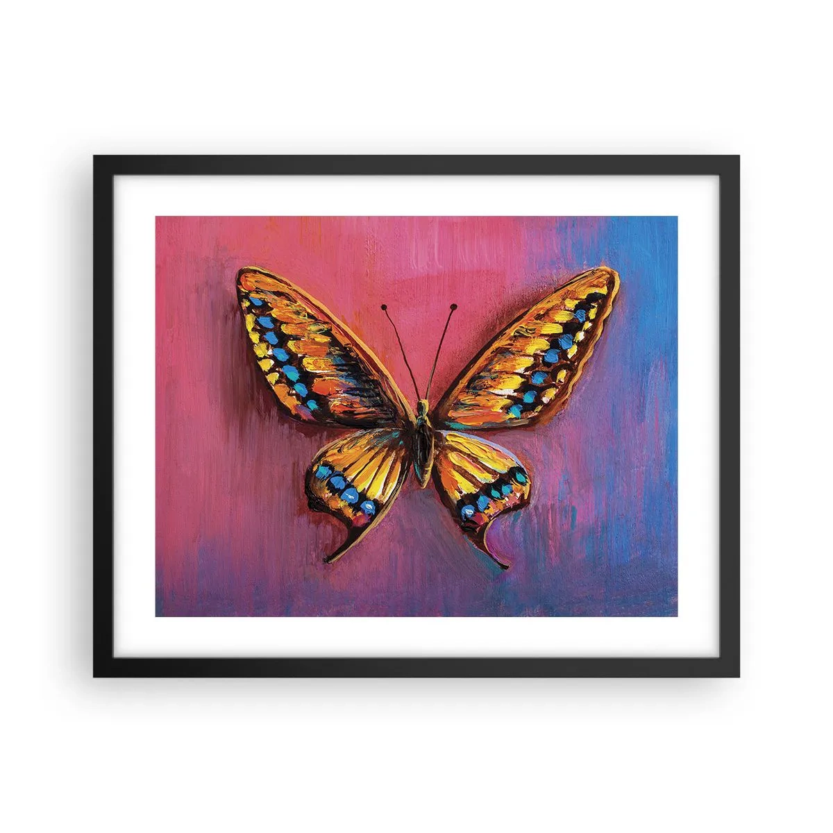 Pôster com moldura preta - Uma joia da natureza - 50x40 cm