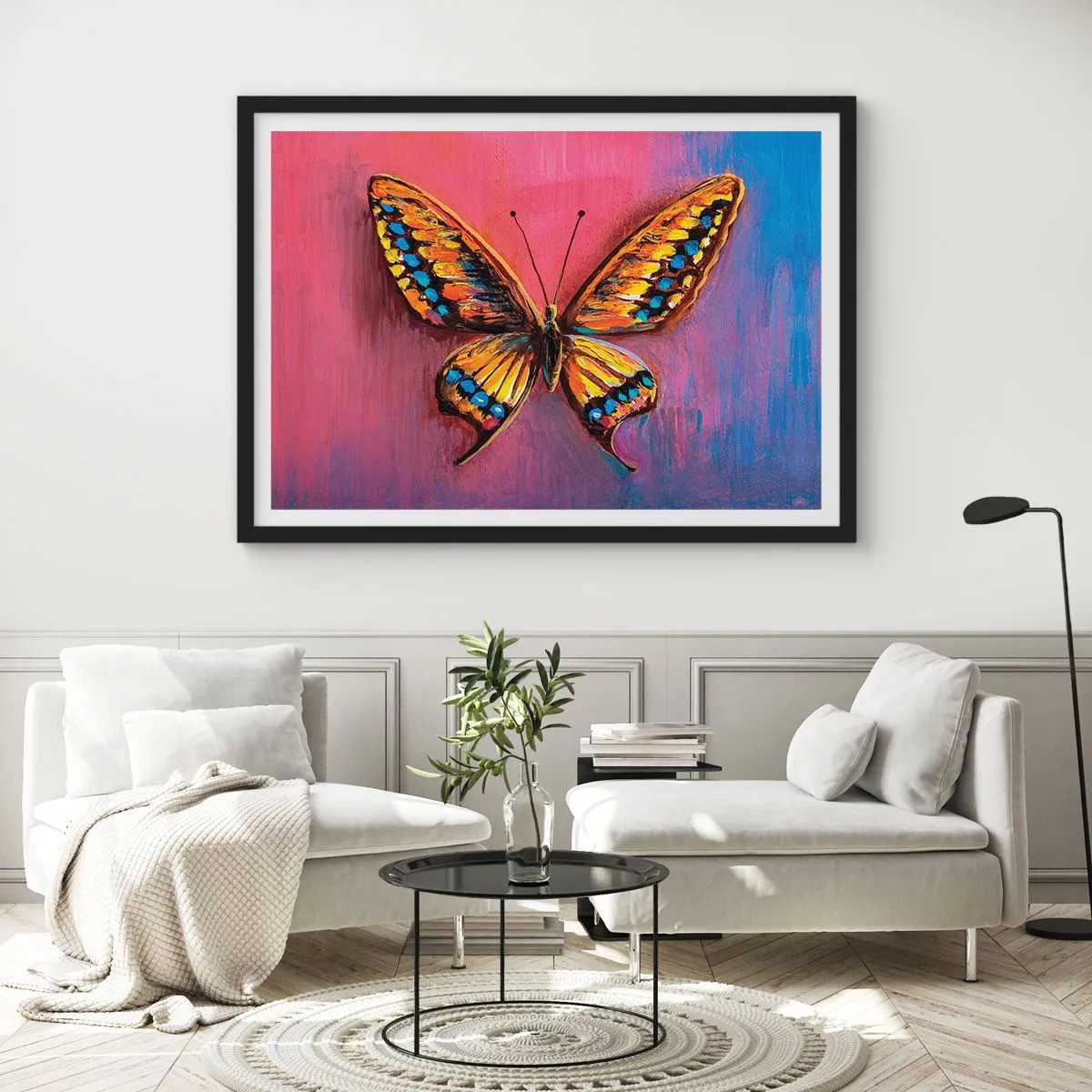 Pôster com moldura preta - Uma joia da natureza - 40x30 cm