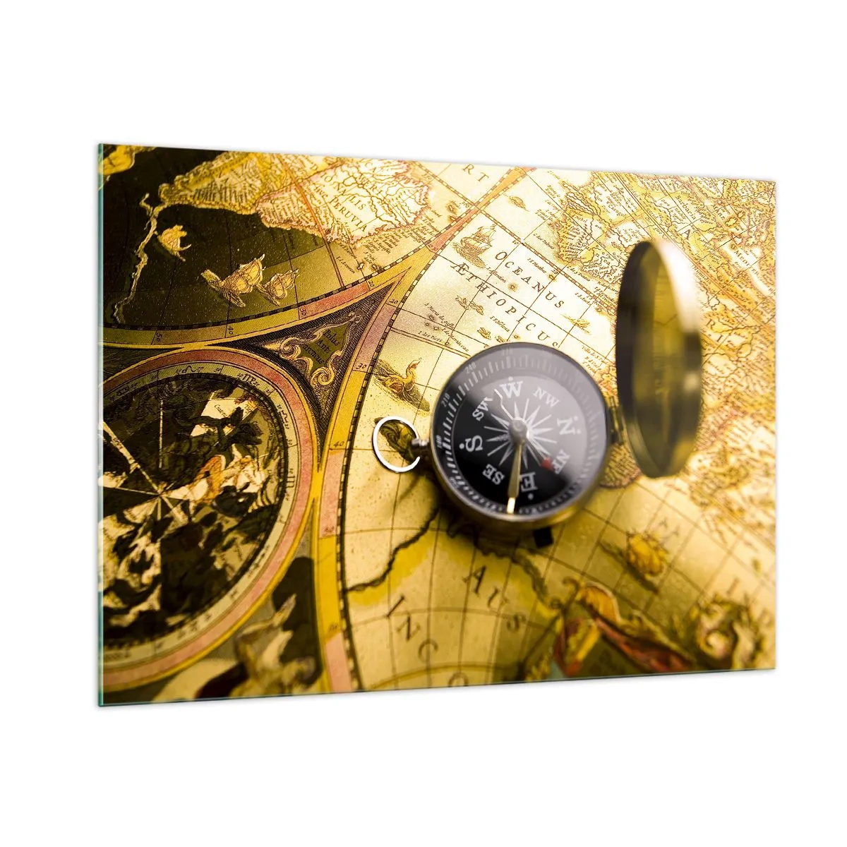 Quadro em vidro - Que tal ao fim do mundo? - 100x70 cm