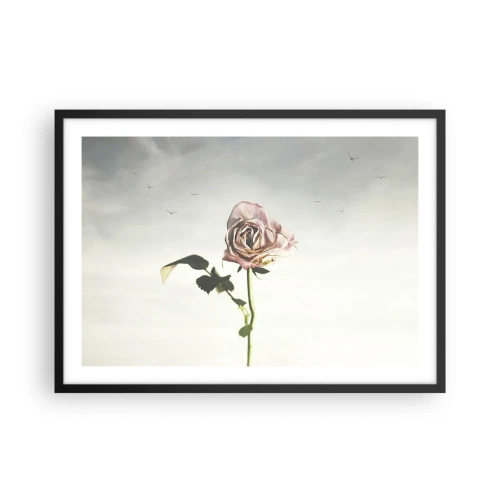 Pôster com moldura preta - Boas-vindas da primavera - 70x50 cm