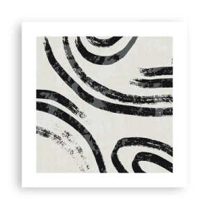 Pôster - Meio parado - 40x40 cm