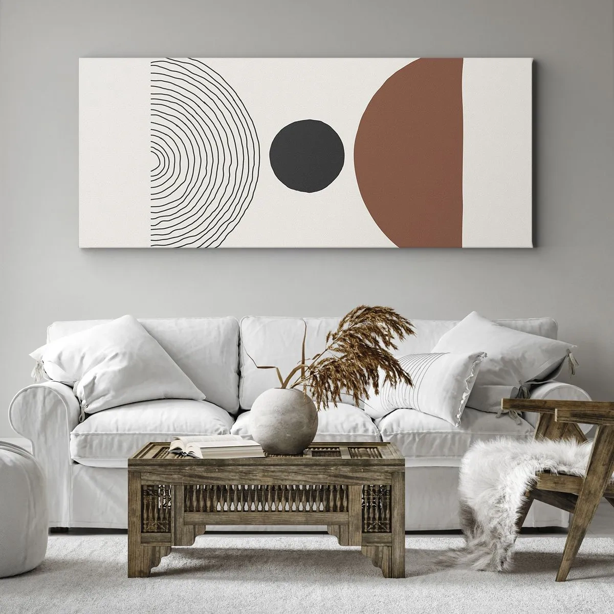 Quadro em tela - Em destaque - 140x50 cm