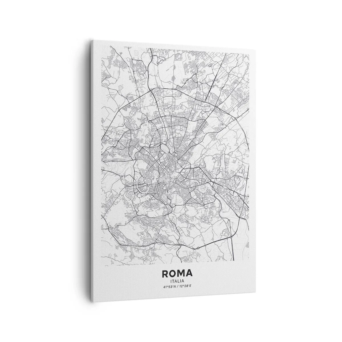 Quadro em tela - Círculo romano - 50x70 cm