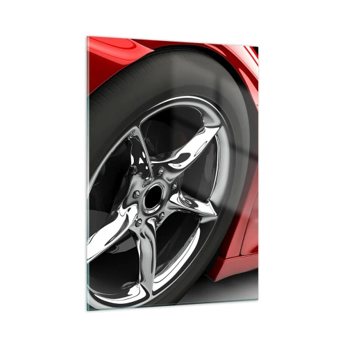 Quadro em vidro - Projetado para a velocidade - 50x70 cm