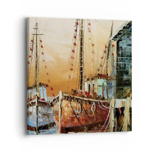 Quadro em tela - Um regresso tranquilo - 40x40 cm