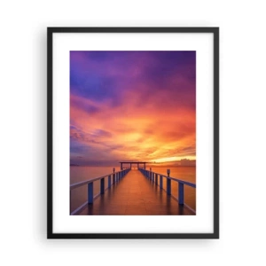 Pôster com moldura preta - Sem fim - 40x50 cm