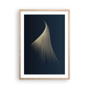 Pôster com moldura de carvalho claro - Como o cabelo de um anjo - 50x70 cm
