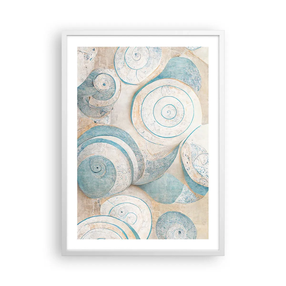 Pôster em moldura branca - O que há dentro da casca? - 50x70 cm