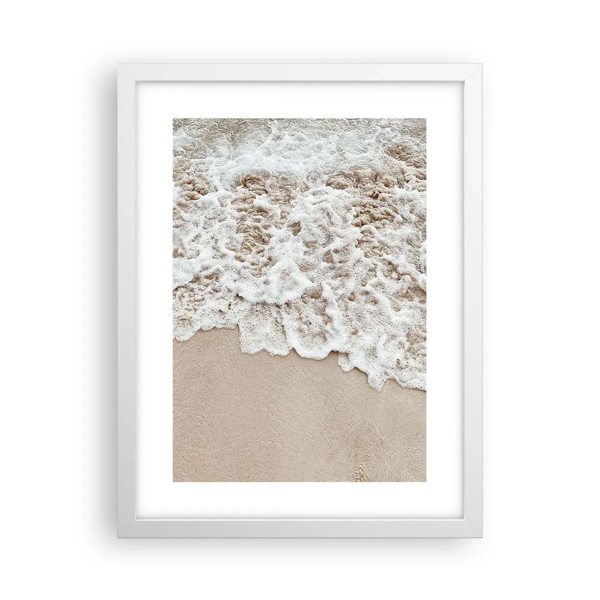 Pôster em moldura branca - Volto logo - 30x40 cm