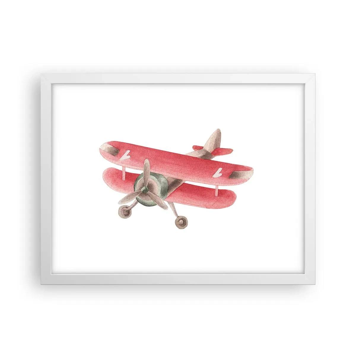 Pôster em moldura branca - Pronto para voos altos - 40x30 cm