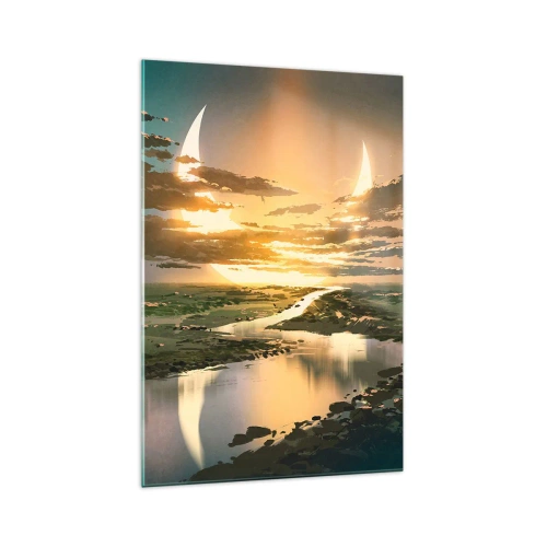 Quadro em vidro - Algures numa galáxia muito, muito distante - 70x100 cm
