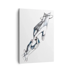 Quadro em tela - Um bom gesto - 50x70 cm