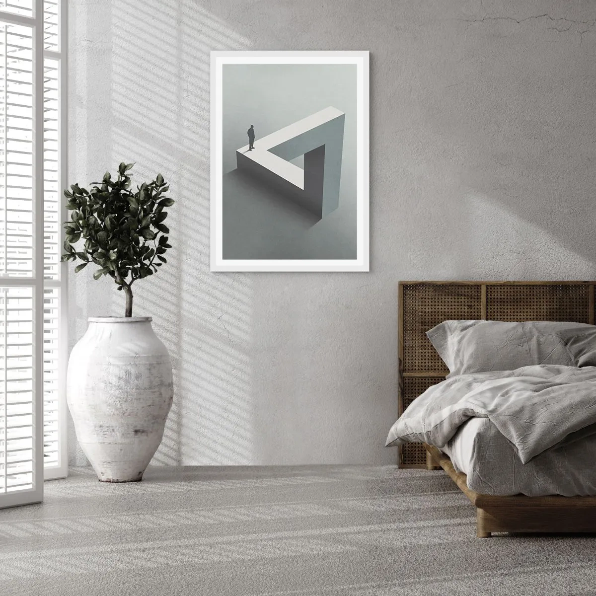 Pôster em moldura branca - Mas é possível - 61x91 cm