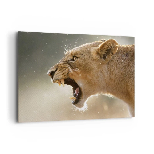 Quadro em tela - Tente não ouvir - 100x70 cm