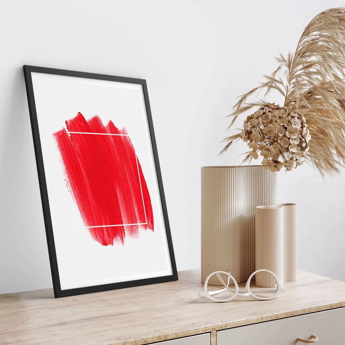 Pôster com moldura preta - Fora do quadro - 61x91 cm
