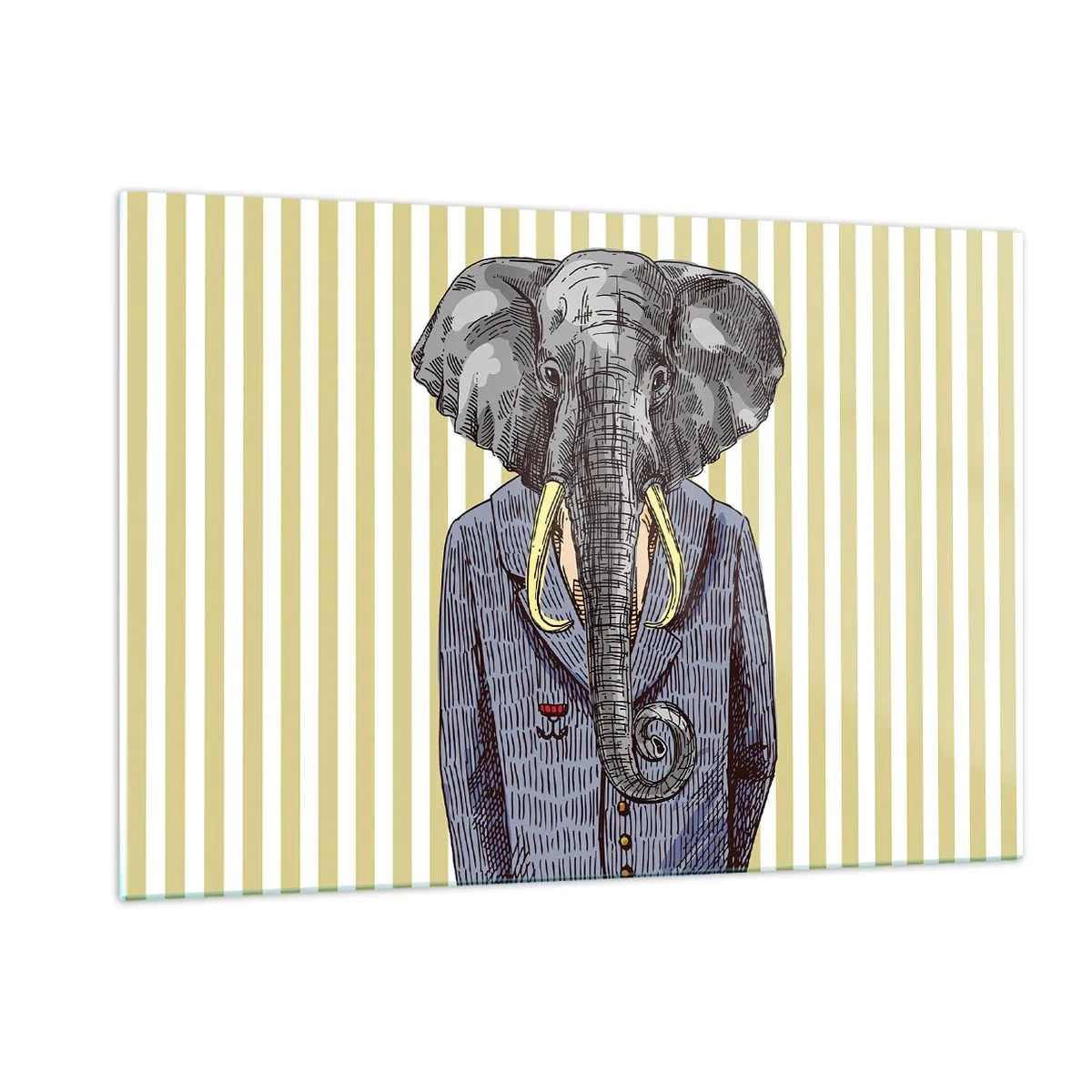 Quadro em vidro - Elegante por natureza - 120x80 cm