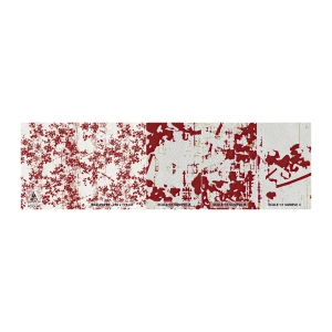 Amostra de papel de parede Premium Sand - Como chita antiga - Idoso, Padrão, Flores - 100x30 cm