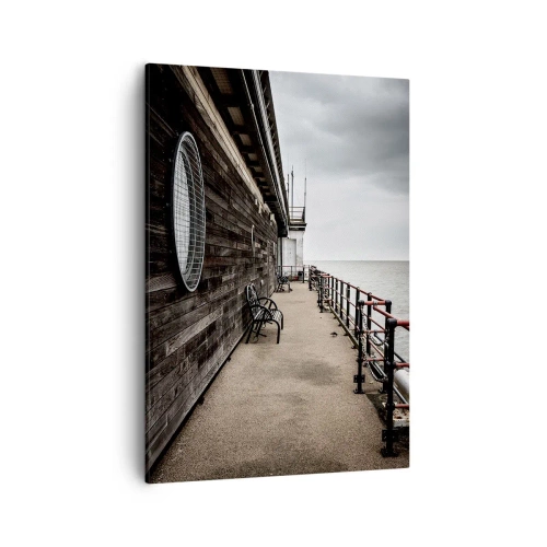 Quadro em tela - O tempo parou - 50x70 cm