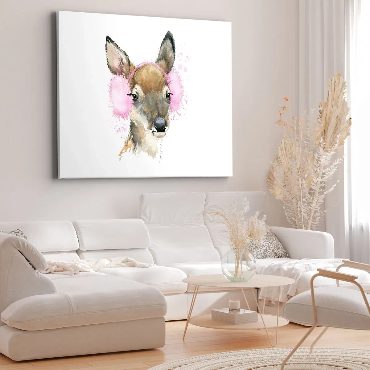 Quadro em tela - E o frio já não é assustador - 100x70 cm