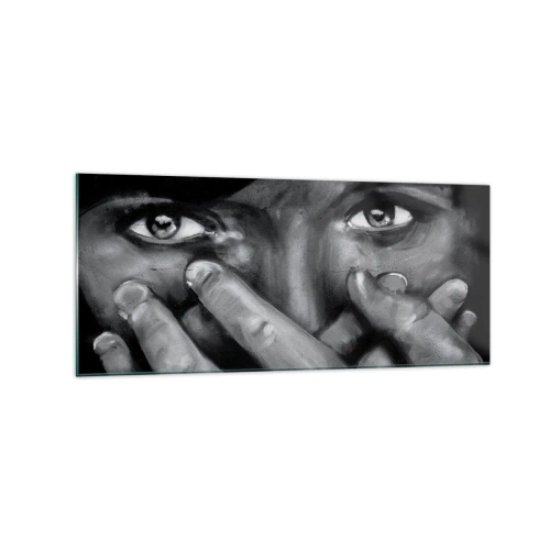 Quadro em vidro - Não vou dizer quem pintou - 120x50 cm