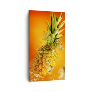 Quadro em tela - Frescor suculento tropical - 45x80 cm