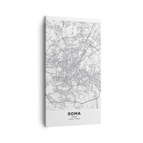 Quadro em tela - Círculo romano - 45x80 cm