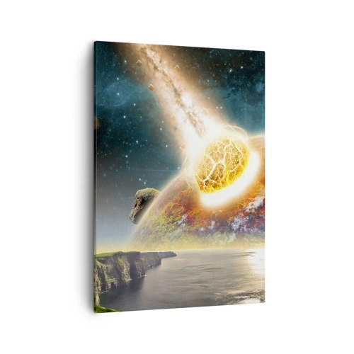 Quadro em tela - Drama espacial - 50x70 cm