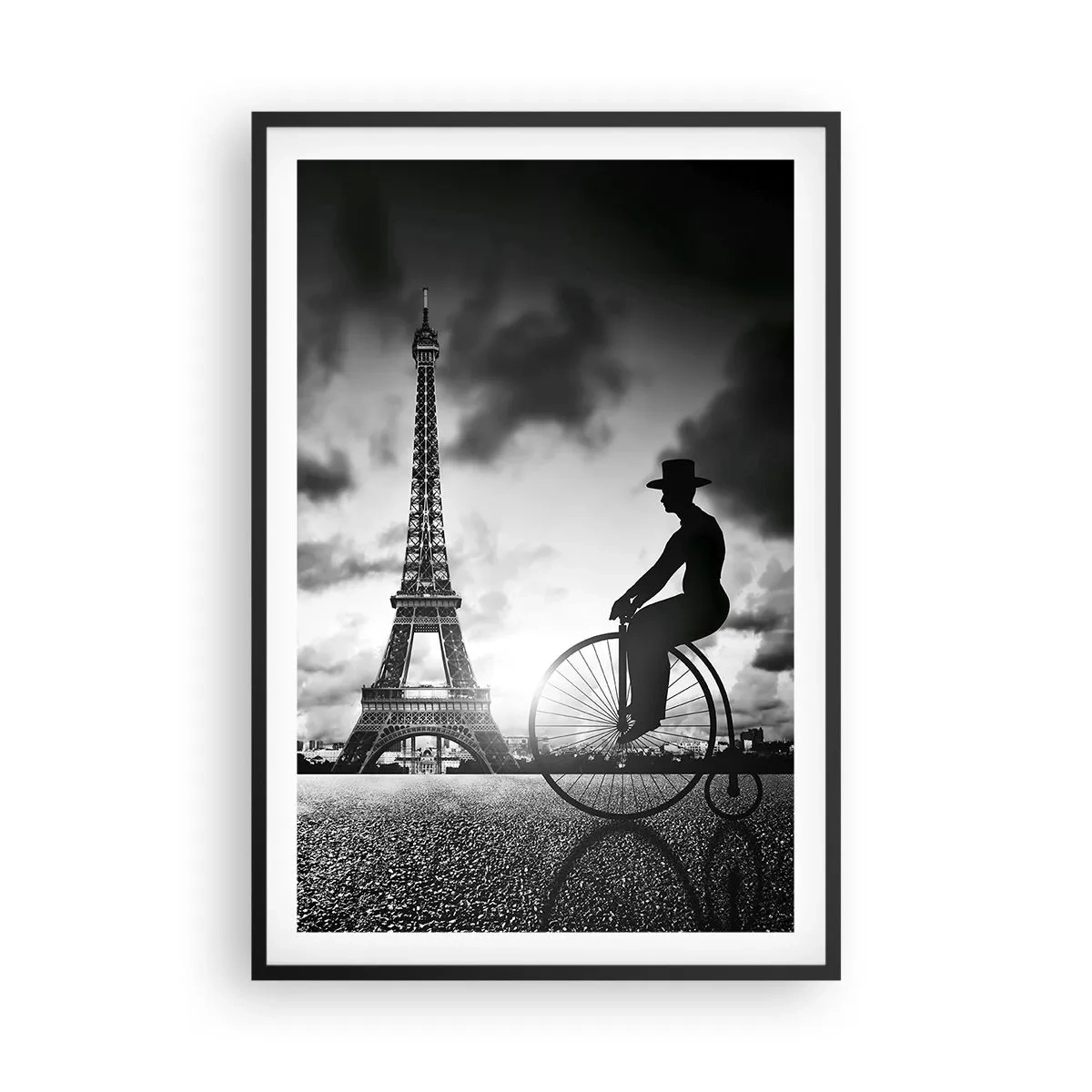 Pôster com moldura preta - Saudades da Belle Époque - 61x91 cm