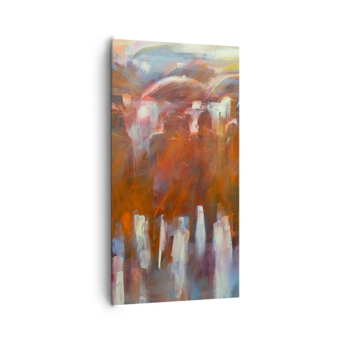 Quadro em tela - Iguais na chuva e no nevoeiro - 65x120 cm