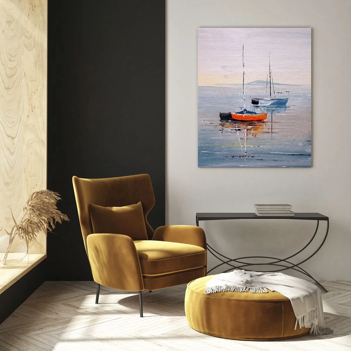 Quadro em vidro - Um merecido descanso - 50x70 cm