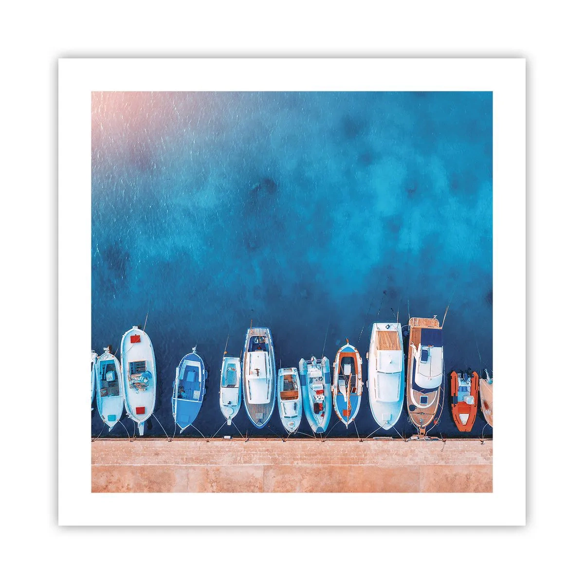 Pôster - Em uma fileira - 50x50 cm