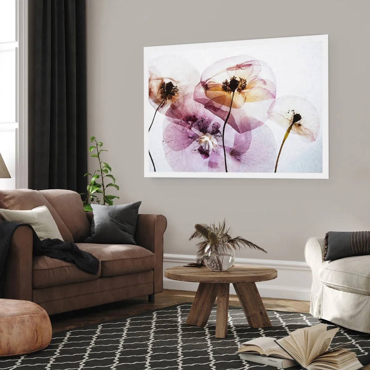 Pôster - A transparência das flores - 70x50 cm